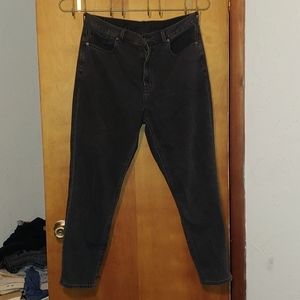 American Eagle Size 12 Black Mom Jean